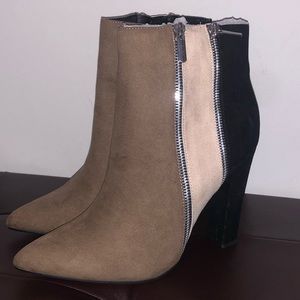 NWOT! JUST FAB Multi-color Booties